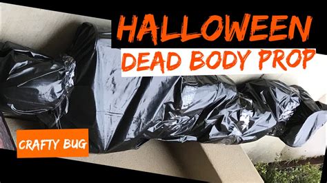 dead body halloween prop diy